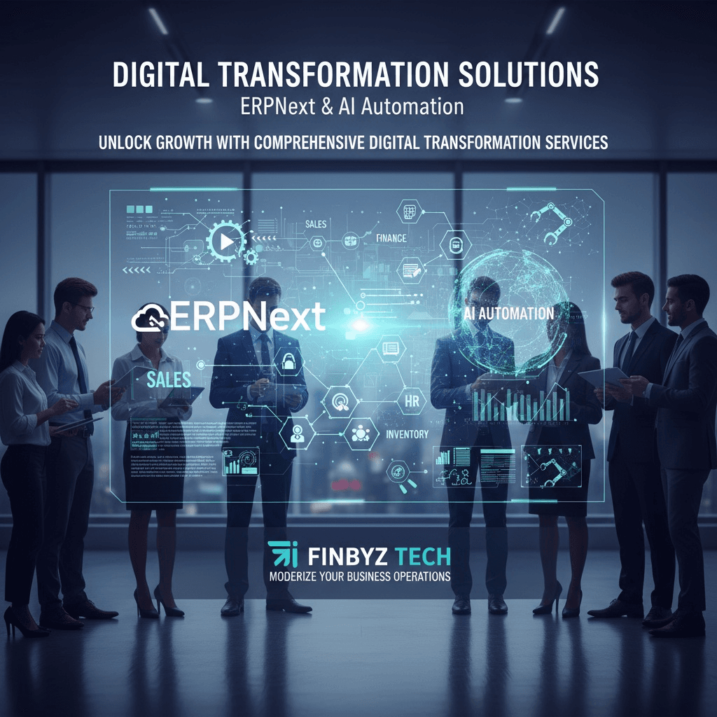 Digital Transformation Solutions ERPNext & AI Automation