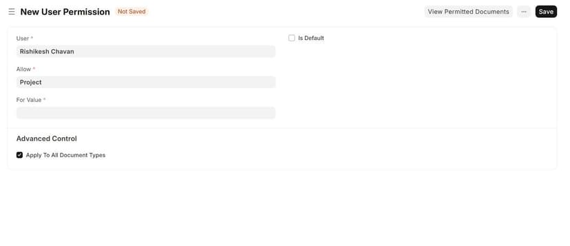 Project Permission 1