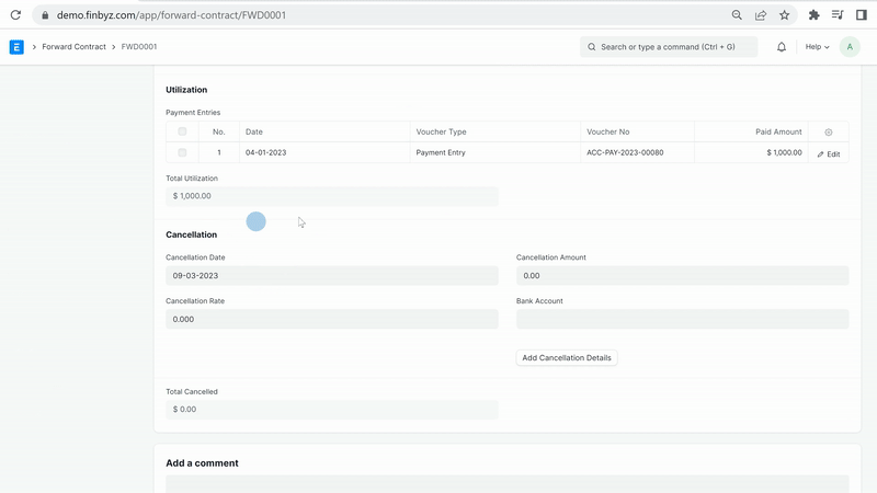 How to Cancel Forward Contracts